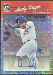 Andy Pages [Silver Mojo] #1990-AP Baseball Cards 2023 Panini Donruss Optic Retro 1990 Signatures Prices