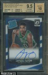 Jayson Tatum [Autograph] Basketball Cards 2017 Panini Donruss Optic Prices