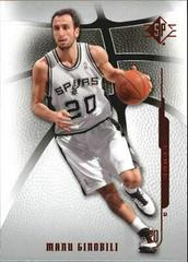 Manu Ginobili Retail #84 Basketball Cards 2008 SP Authentic Prices