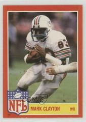 Mark Clayton #1 Football Cards 1985 Topps NFL Star Set Prices
