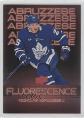 Nick Abruzzese [Magenta] Hockey Cards 2022 Upper Deck Fluorescence Prices