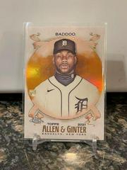 Akil Baddoo [Orange Refractor] #241 Baseball Cards 2021 Topps Allen & Ginter Chrome Prices