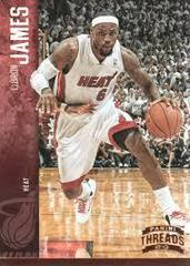 Lebron James Basketball Cards 2012 Panini Threads Prices