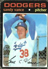Sandy Vance #34 Baseball Cards 1971 Topps Prices