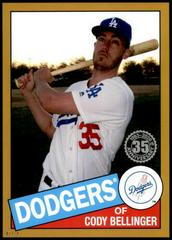 Cody Bellinger [Gold] #85TB-21 Baseball Cards 2020 Topps 1985 35th Anniversary Prices