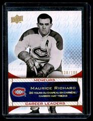 Maurice Richard [Parallel 100] Hockey Cards 2008 Upper Deck Montreal Canadiens Centennial Prices