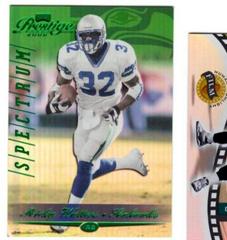 Ricky Watters [Spectrum Green] #161 Football Cards 2000 Playoff Prestige Prices