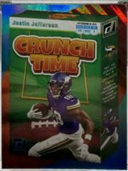 Justin Jefferson [Lava] #CT-13 Football Cards 2023 Panini Donruss Crunch Time Prices