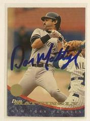 Don Mattingly #121 Baseball Cards 1994 Leaf Prices