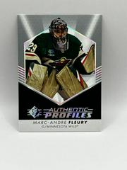 Marc Andre Fleury [Silver Spectrum] #AP-12 Hockey Cards 2022 SP Authentic Profiles Prices