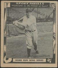 Home Run Wins Ser. [Bill Dickey] #6 Baseball Cards 1948 Swell Sports Thrills Prices