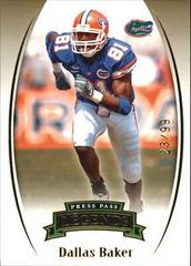Dallas Baker #13 Football Cards 2007 Press Pass Legends Prices