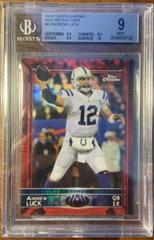 Andrew Luck [Red Refractor] #6 Football Cards 2015 Topps Chrome Prices