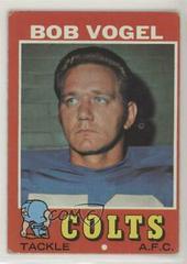 Bob Vogel Football Cards 1971 Topps Prices