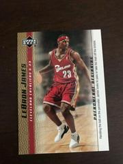 LeBron James [Gold] #2 Basketball Cards 2003 Upper Deck Phenomenal Beginning Prices