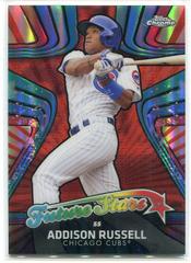 Addison Russell [Red Refractor] Baseball Cards 2017 Topps Chrome Future Stars Prices