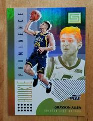 Grayson Allen #20 Basketball Cards 2018 Panini Status Rookie Prominence Prices