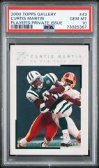 Curtis Martin [Player's Private Issue] Football Cards 2000 Topps Gallery Prices