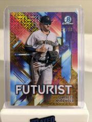 Garrett Mitchell [Gold Refractor Mega Box Mojo] #FUT-GM Baseball Cards 2021 Bowman Chrome Futurist Prices