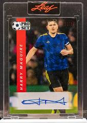Harry Maguire [Red] Soccer Cards 2022 Pro Set Autographs Prices