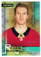 Anton Lundell [Gold] Hockey Cards 2021 Upper Deck Synergy Rookie Journey Draft Prices