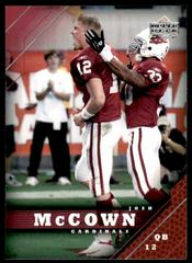 Josh McCown #4 Football Cards 2005 Upper Deck Prices