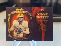 Kenny Pickett [Purple Red] #SG-9 Football Cards 2022 Wild Card Matte Smoking Guns Prices