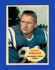 George Preas #6 Football Cards 1960 Topps Prices