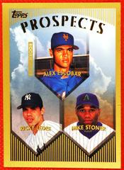 Alex Escobar, Ricky Ledee, Mike Stoner #206 Baseball Cards 1999 Topps Prices