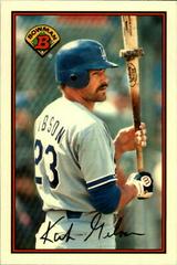 Kirk Gibson Baseball Cards 1989 Bowman Tiffany Prices