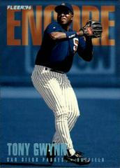 Tony Gwynn [Tiffany] Baseball Cards 1996 Fleer Update Prices