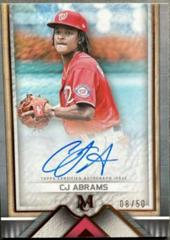 CJ Abrams [Copper] #AA-CA Baseball Cards 2023 Topps Museum Collection Archival Autographs Prices