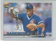 Ryne Sandberg [Gold Signature] #48 Baseball Cards 1995 Collector's Choice Prices