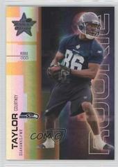 Courtney Taylor #129 Football Cards 2007 Leaf Rookies & Stars Longevity Prices