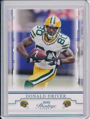 Donald Driver #36 Football Cards 2008 Playoff Prestige Prices