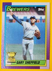 Gary Sheffield #718 Baseball Cards 1990 Topps Tiffany Prices