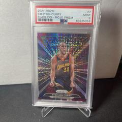 Stephen Curry [Mojo Prizm] #7 Basketball Cards 2021 Panini Prizm Fearless Prices