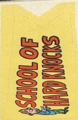 School of Hard Knocks [Sticker] #8 Football Cards 1967 Topps Comic Pennants Prices