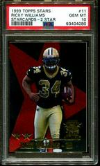 Ricky Williams [2 Star] Football Cards 1999 Topps Stars Starcards Prices