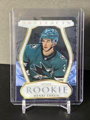 Henry Thrun #CCR-28 Hockey Cards 2023 Upper Deck Artifacts Clear Cut Rookies Prices