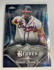 Ronald Acuna Jr. Baseball Cards 2022 Topps Chrome Logofractor Club Plaques Prices