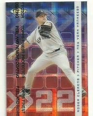 Roger Clemens [Xfractor] #52 Baseball Cards 2002 Finest Prices
