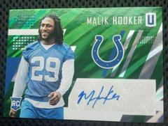 Malik Hooker [Autograph Green] #258 Football Cards 2017 Panini Unparalleled Prices