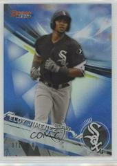 Eloy Jimenez [Blue Refractor] Baseball Cards 2017 Bowman's Best Top Prospects Prices