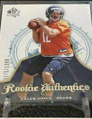Caleb Hanie #132 Football Cards 2008 SP Authentic Prices