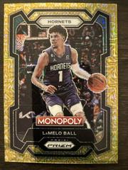 LaMelo Ball [Gold Millionaire Shimmer] Basketball Cards 2023 Panini Prizm Monopoly Prices