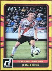 Lucas Alario [Gold] Soccer Cards 2016 Panini Donruss Production Line Prices