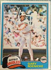 Gary Roenicke #37 Baseball Cards 1981 Topps Prices