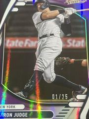 Aaron Judge [Spectrum Purple] #15 Baseball Cards 2022 Panini Absolute Prices