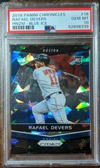 Rafael Devers [Blue Ice] #18 Baseball Cards 2018 Panini Chronicles Prizm Prices